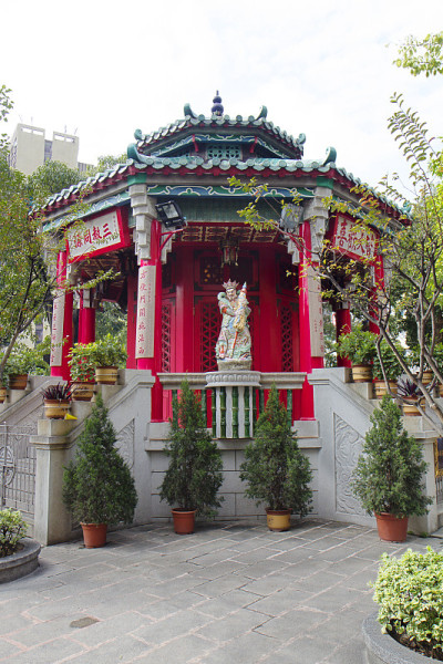 香港。在黄大仙庙里。