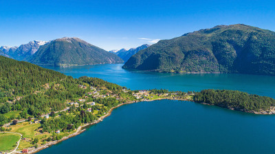 Balestrand,挪威。