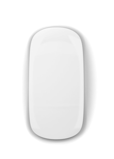 空白现代电脑鼠标模型