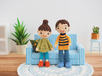 小巧可爱的Amigurumi娃娃