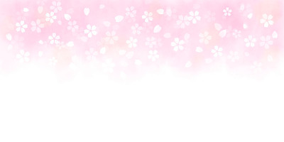 水彩樱花插画