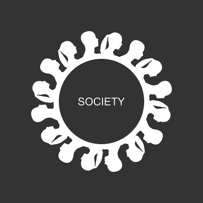 社交网络的比喻。人际关系的概念