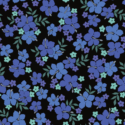 木槿花朵图案
