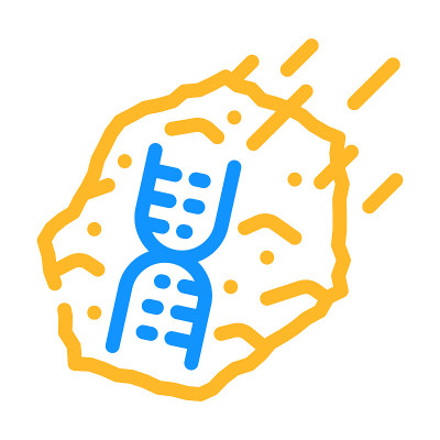 生源空间颜色图标矢量插图