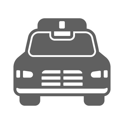 警车图标/灰色