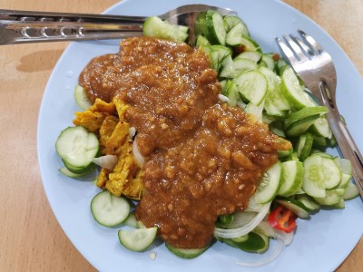 沙爹猪肉蘸酱