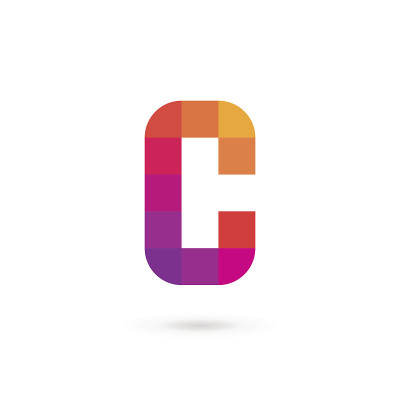 字母C镶嵌图标