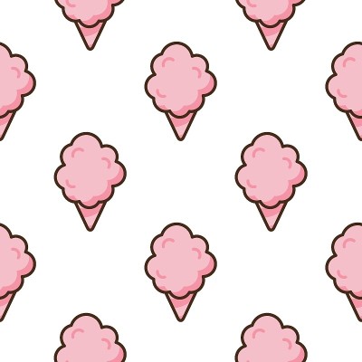 棉花糖表情矢量字符。