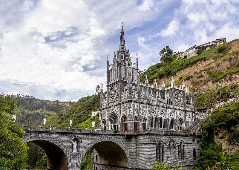 Las Lajas Sanctuary - Ipiales，哥伦比亚