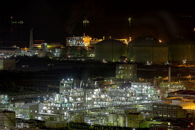 yokkaichi市植物夜景