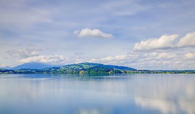 楚格州湖,HDR