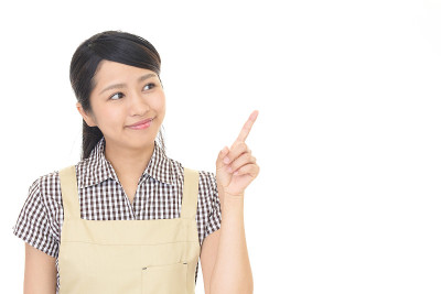 微笑的家庭主妇