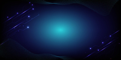 矢量插图的未来数字技术。