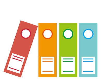 binder vector icon.
