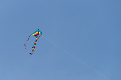 风筝在天空飞翔