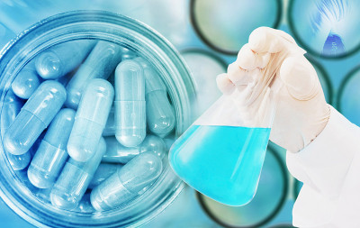 科学实验室的药物研究产品