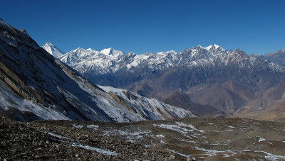 Muktinath附近的风景