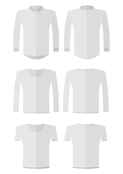 set_of_white_working_clothes