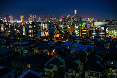 夜景的Minato Mirai