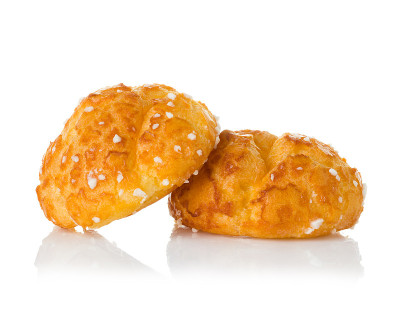 酥饼孤立于白色