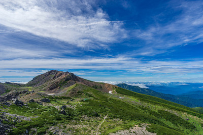 攀爬。(日本-石川-白山)