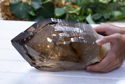 烟熏,
矿物样品石岩石地质宝石晶体