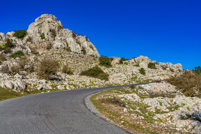 El Torcal de Antequera, Andalusia, Spain，在Antequer