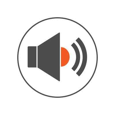 扬声器图标。向量