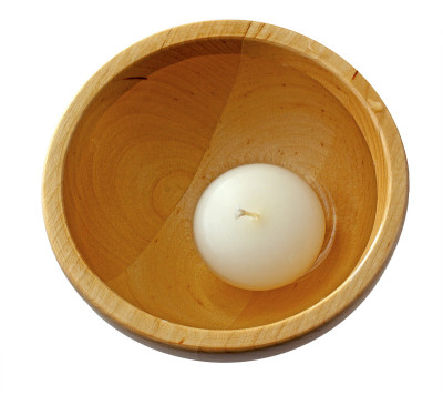 水中的蜡烛