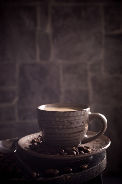 咖啡豆咖啡杯
