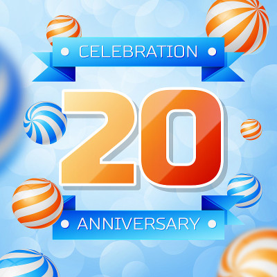 Realistic Twenty Years Anniversary Celebration des