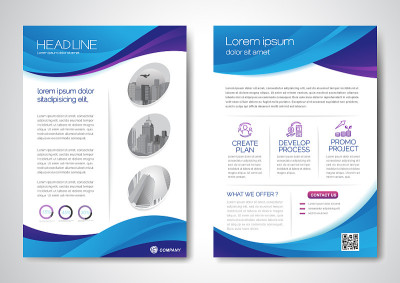 Vector Brochure Flyer design Layout template