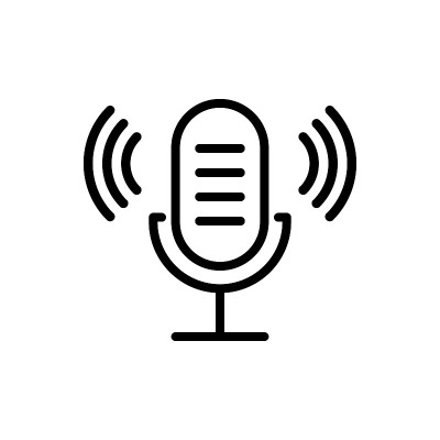 声音图标平面矢量模板设计流行