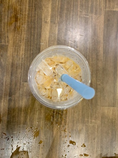 泰国哈特爱绿道食品站的泰国奶茶
