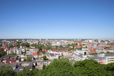 波兰的Bydgoszcz城市景观