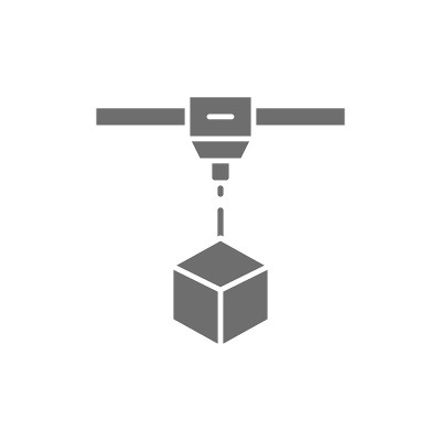 3d printing a cube, industrial printer, industrial