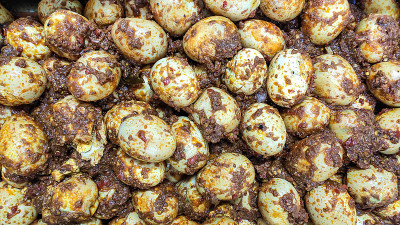 印尼传统美食蛋辣(Telur Balado)