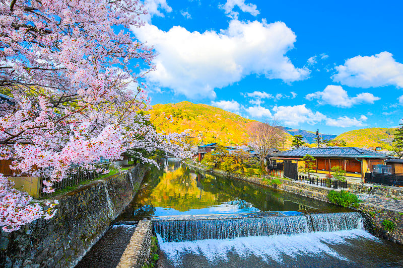 日本京都岚山聚月桥