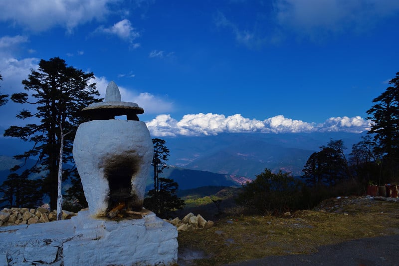 神圣的火坛，Dochula pass，不丹