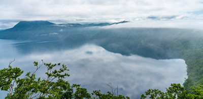 Mashu湖。日本北海道Akan masu国家公园