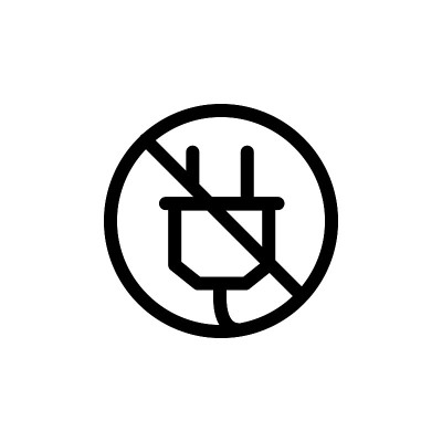 插图电源插头图标矢量图形