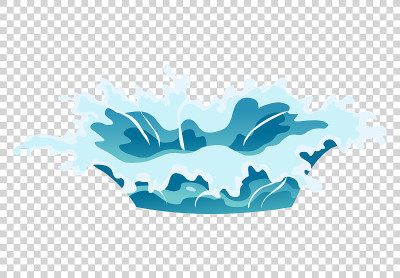 矢量帧水花游戏动画。水爆炸特效特效动画框架透明的背景