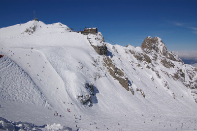 滑雪胜地视图