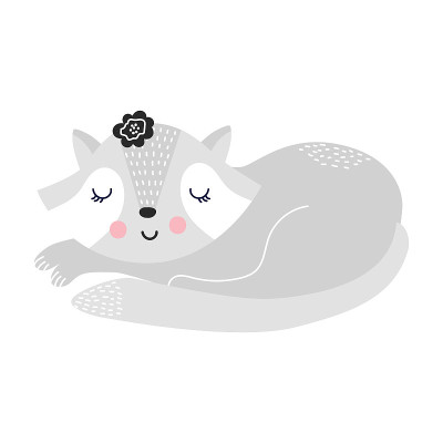 可爱的卡通猫动物。超级英雄角色，矢量插图。