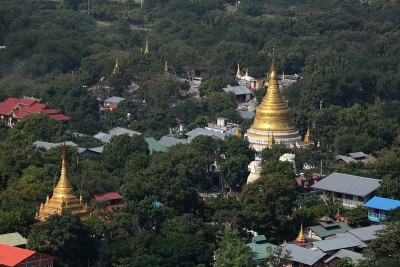 缅甸曼德勒的佛教寺院和寺庙