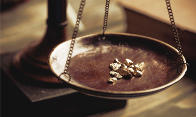 黄金。