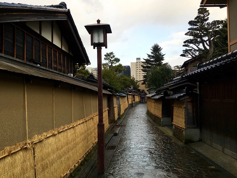 日本金泽的武士屋街道