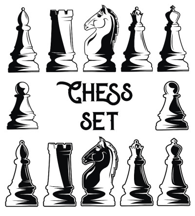 向量组的黑和白棋子