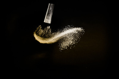 金粉溅刷