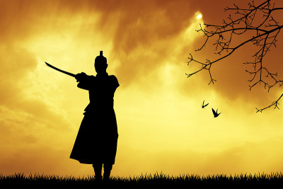 武士轮廓